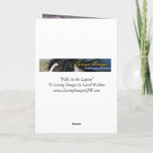 Wild Horse Greeting Card - Filly in the Lupine Karte (Rückseite)