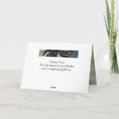 Wild Horse Greeting Card - Galaxy Trots Karte (Rückseite)