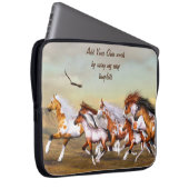 Wild Horse Herd Electronics Bag Laptopschutzhülle (Vorne Rechts)