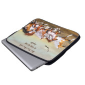 Wild Horse Herd Electronics Bag Laptopschutzhülle (Vorne Knopf)