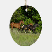 Wild Horse Herd Keramik Ornament (Rechts)