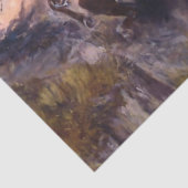 "Wild Horse Hunters" von Charles M Russell Seidenpapier (Detail)