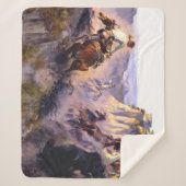 "Wild Horse Hunters" von Charles M Russell Sherpadecke (Vorderseite)