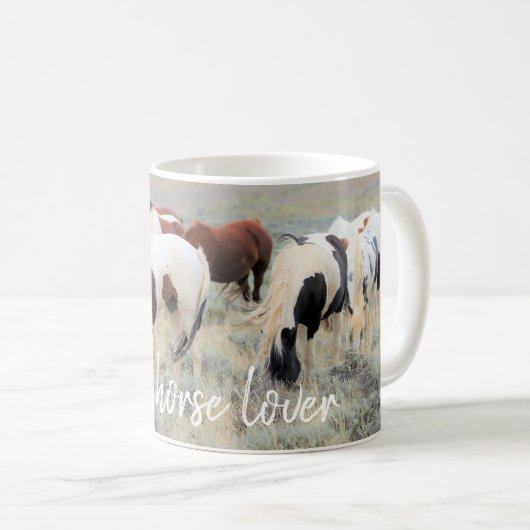 Wild Horse Lover Kaffeetasse (VorderseiteRechts)