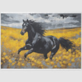 Wild Horse Mustang Rustic Decoupage Seidenpapier (Vorderseite)
