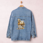 Wild Horse Nr. 4 Personalisiert Jeansjacke (Hangar)