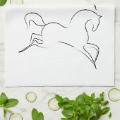 Wild Horse Thunder_Cove Notebook Geschirrtuch (Gefaltet)