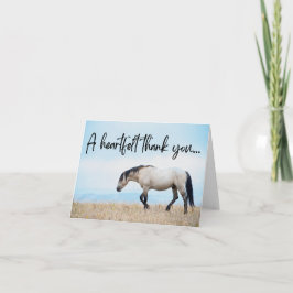 Wild Horse Vielen Dank Dankeskarte