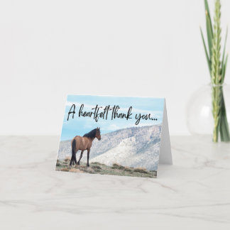Wild Horse Vielen Dank Dankeskarte