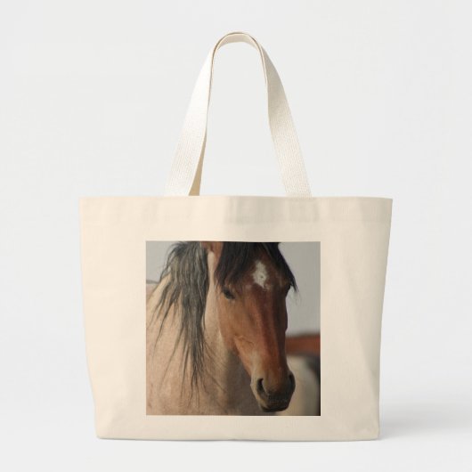 WILD HORSE VON UTAH JUMBO TOTE BAG JUMBO STOFFBEUTEL (Vorne)