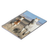 Wild Horses at Home in the Sandwash Basin Notizblock (Linke Seite)