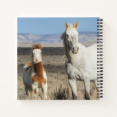 Wild Horses at Home in the Sandwash Basin Notizblock (Rückseite)