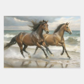 Wild Horses Collection Decoupage Geschenkpapier Set (Vorderseite)