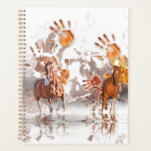 WILD HORSES DAYPLANNER PLANER (Vorderseite)