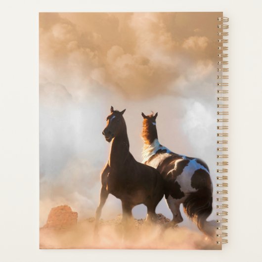 WILD HORSES DAYPLANNER PLANER (Rückseite)