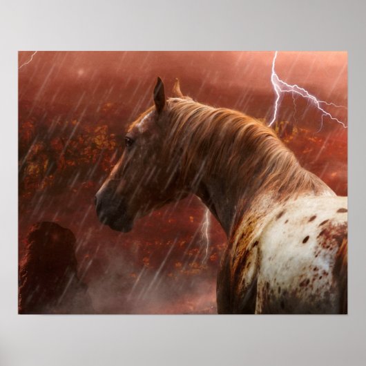 WILD HORSES DESERT STORM POSTER (Vorne)