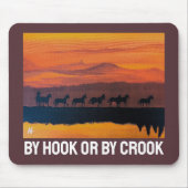 Wild Horses of Montana Painting by Alfred Fox Mousepad (Vorne)