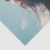 Wild horses Post apocalyptic futuristic V3 Seidenpapier (Ausschnitt)