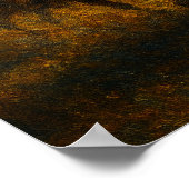 Wild Horses Running Poster (Ecke)