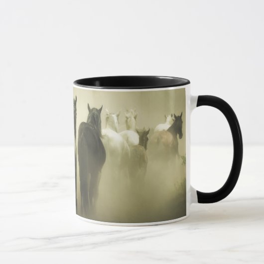 Wild Horses Running Tasse (Rechts)