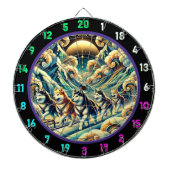 Wild Husky Horizon Room Art Dartscheibe (vorne)