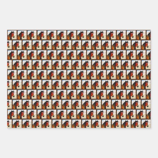 Wild im Herzen - Ein Western mit Spannung - Pinto Geschenkpapier Set (Vorderseite 3)