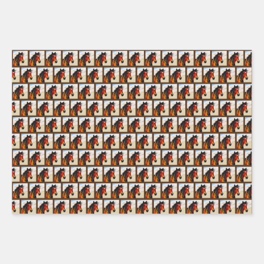 Wild im Herzen - Ein Western mit Spannung - Pinto  Geschenkpapier Set (Vorderseite)