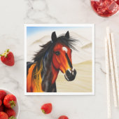 Wild im Herzen - Ein Western mit Spannung - Pinto  Serviette (Beispiel)