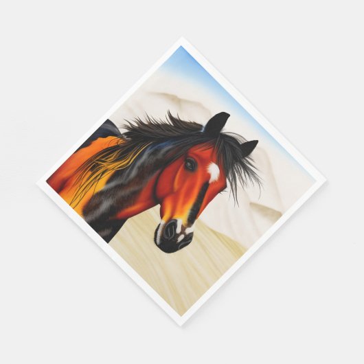 Wild im Herzen - Ein Western mit Spannung - Pinto Serviette (Ecke)