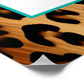 Wild im Herzen - Gepard Cowgirl Boots Poster Art (Ecke)