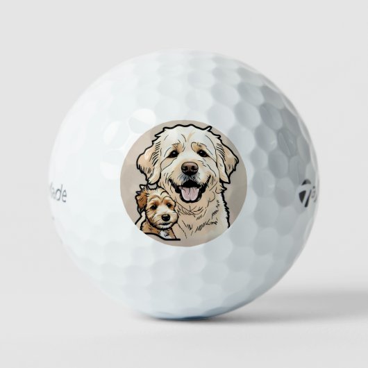 "Wild im Herzen" Golfball (Vorderseite)