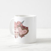 Wild im Herzen Kaffeetasse (Vorderseite Links)