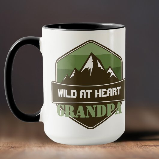Wild im Herzen Personalisiertes Foto Geschenk Tasse