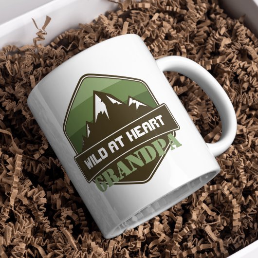 Wild im Herzen Personalisiertes Foto Geschenk Tasse