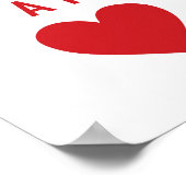 Wild im Herzen Poster (Ecke)