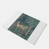 Wild im Wald, William Morris Fußmatte (Schrägansicht)