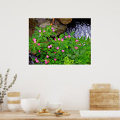 Wild Impatiens und Ferns Poster (Küche)