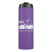 Wild in Bett Thermosbecher (Vorderseite)