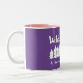 Wild in Bett Zweifarbige Tasse (Links)