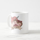 Wild ins Herz Kaffeetasse (Vorderseite Links)
