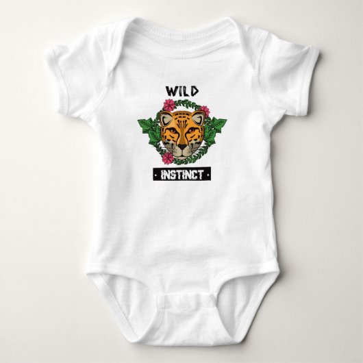 Wild Instinkt Baby Strampler (Vorderseite)