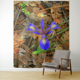 Wild Iris blüht.... Wandteppich
