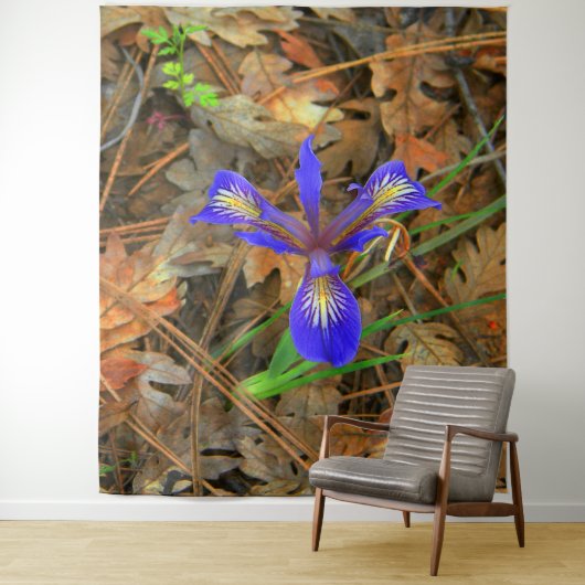 Wild Iris blüht.... Wandteppich (Beispiel)