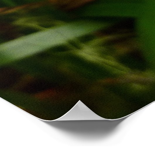 Wild Iris Blume Lila Floral Poster (Ecke)