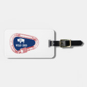 Wild Iris Climbing Carabiner Gepäckanhänger (Vorderseite horizontal)