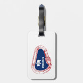 Wild Iris Climbing Carabiner Gepäckanhänger (Rückseite vertikal)