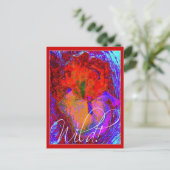 WILD IRIS POSTCARD POSTKARTE (Stehend Vorderseite)