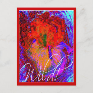 WILD IRIS POSTCARD POSTKARTE