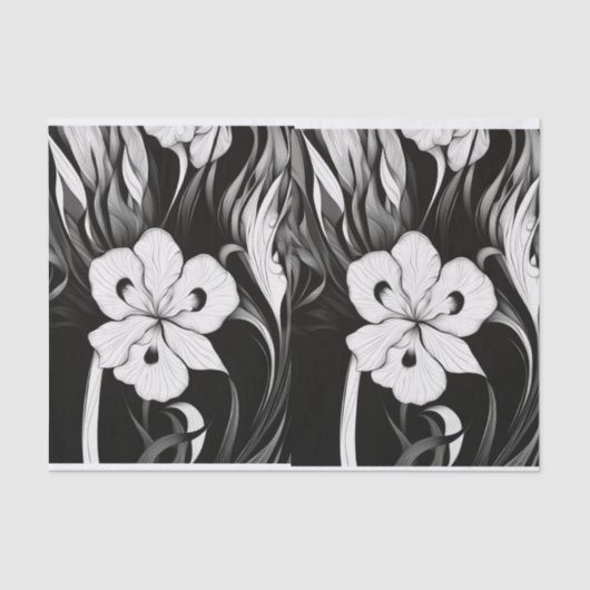 Wild-Iris-Tissue zum Verpacken Seidenpapier (Vorderseite)