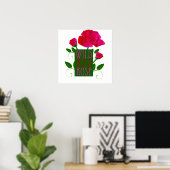 Wild irische Rose Poster (Heimbüro)